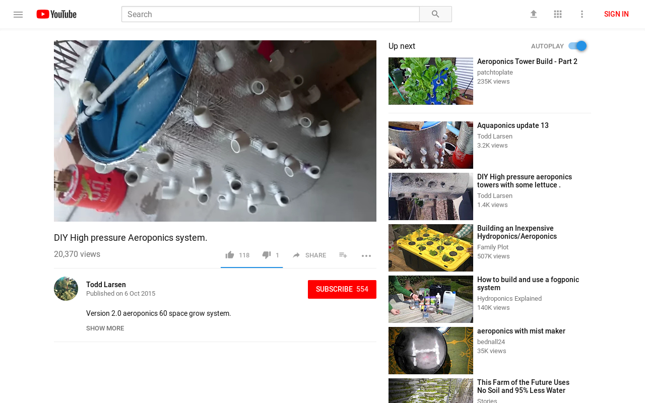 diy high pressure aeroponics system youtube hypershoot